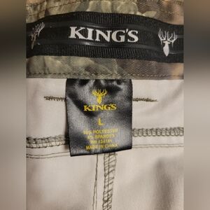 Kings Camo XKG Desert Shadow Camouflage Hunting‎ Pants Men’s Size Large